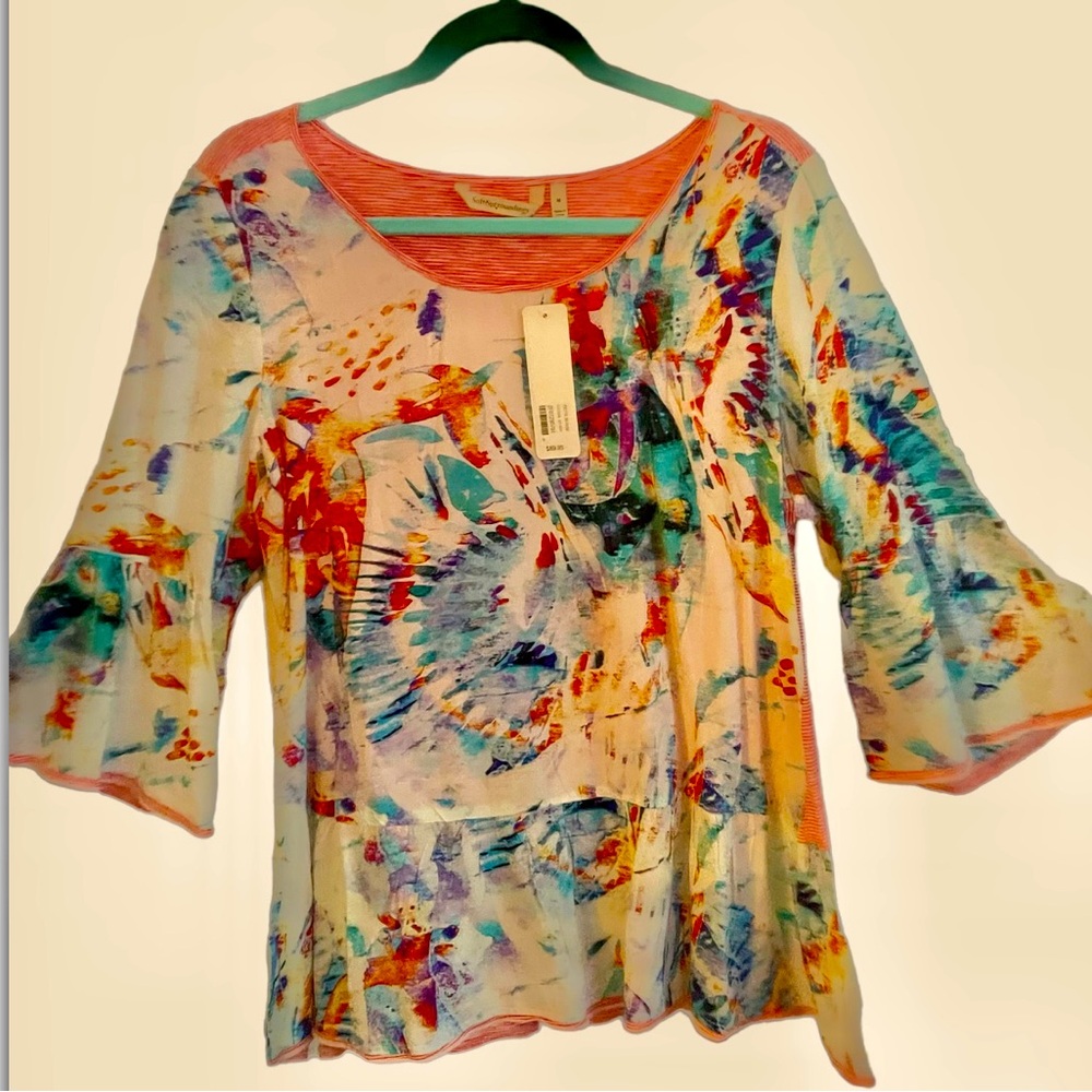 Lovely spring-summer fun colorful top😊